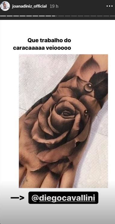 Joana Diniz Tem Nova Tatuagem Na Mão