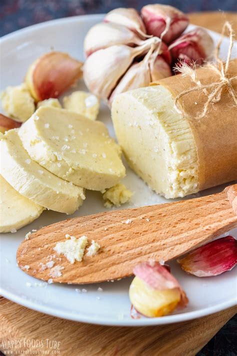 Homemade Roasted Garlic Butter Recipe Happy Foods Tube Mytaemin