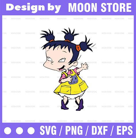 Kimi Finster Rugrats Svg Png Dxf Cricut Silhouette Cut F Inspire