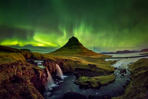 Stan Hill Photography Icelandnorthern Lights Kirkjufellsfoss