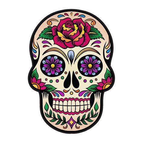 tête de mort mexicaine - Stickers en folie by CS Communication