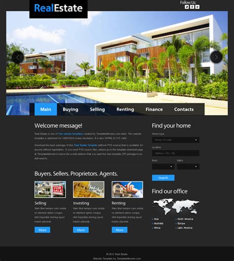 All in one web agency in malaysia we have a strategy, experience and a proven track record in increasing leads for our clients. 15 Best Free Real Estate Templates