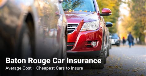 Cost Of Car Insurance In Baton Rouge La 2024 Rates Comparisons