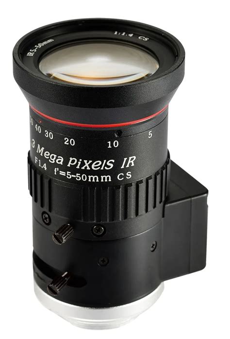 127 Auto Iris Manual Zoom Cs Mount Lens 3mp F14 Starlight 5 50mm