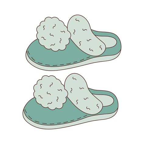 Soft Fluffy House Slippers Warm Cozy Fur Flip Flops With Pompons Hand