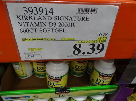 We always want you to have a great experience with groupon. Kirkland Signature Vitamin D3