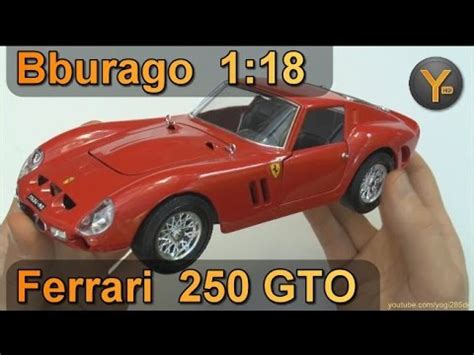 Save burago 1 18 ferrari gto to get email alerts and updates on your ebay feed.+ burago ferrari gto (1962) 1/18 scale diecast car model 3011 vintage. 1:18 Bburago: Ferrari 250 GTO / Modellauto Model Car Diecast - YouTube