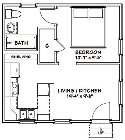 Exploring Tiny House Plans 400 Sq Ft House Plans