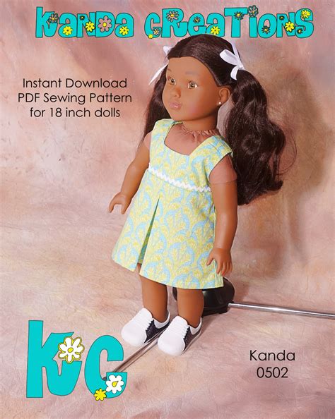 pdf doll pattern american girl doll clothes pattern pdf doll etsy
