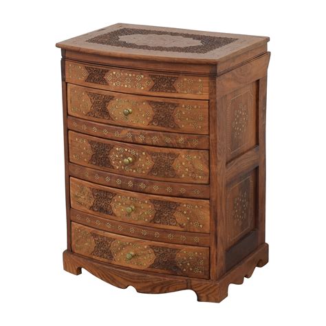 4pcs square furniture applique corner onlay wood carved frame decal craft unpainted for door cabinet wall mirror bed dresser (8x8cm/3.15x3.15) 4.6 out of 5 stars. 61% OFF - Vintage Indian Carved Wood Dresser / Storage