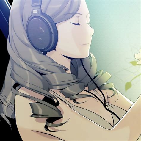 Pics Of Anime Girl Listening To Music