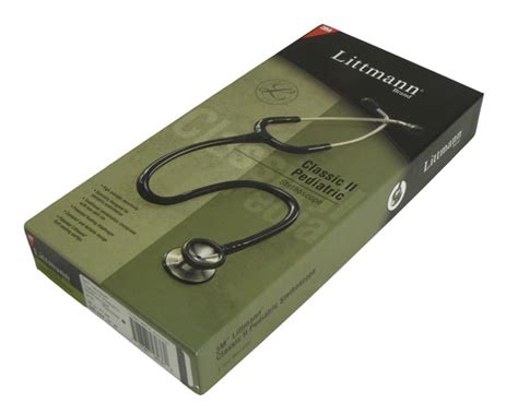 3m Littmann Classic Ii Pediatric Stethoscope 28 Black Medwest