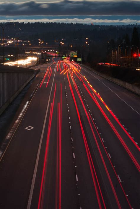 Time Lapse Photography Of Car On Highway · Free Stock Photo
