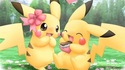 Two Happy Faces Of Pikachu Hd Pikachu Wallpapers Hd Wallpapers Id