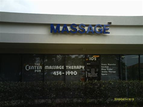 The Center For Massage Therapy South Florida Cooper City Fl