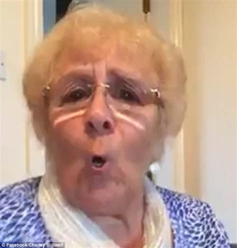 Grans Hysterical Reaction As Shes Transformed Using A Face Swap App