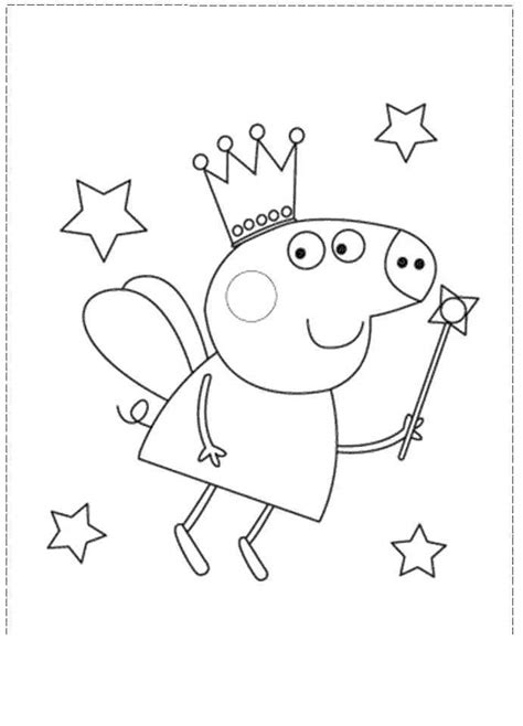 Character of Peppa Pig Coloring Pages - Free Printable Coloring Pages