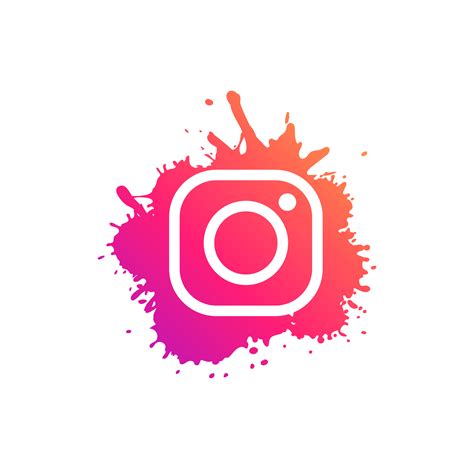Splash Instagram Icon Png Image Free Download Símbolo Do Instagram Cartazes Criativos