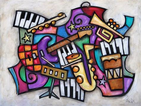 I Love This Painting Of Musical Instruments