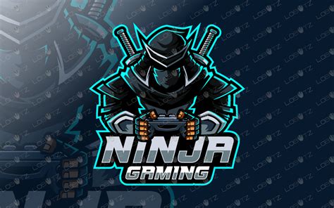 Gamer Ninja Mascot Logo Gamer Ninja Esports Logo Gaming Logo Lobotz Ltd