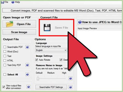 How To Convert A Scanned Jpeg Document To Word Br