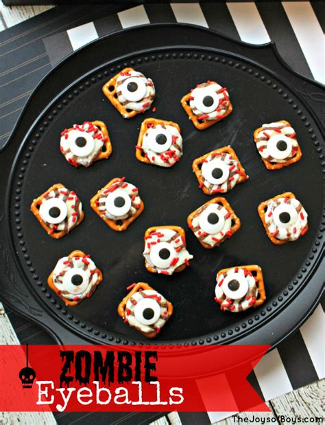 Zombie Eyeballs Quick Halloween Treat The Joys Of Boys