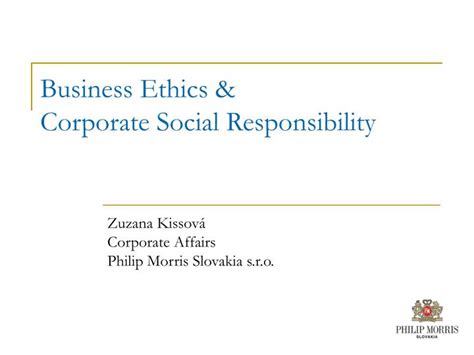 Ppt Business Ethics And Corporate Social Responsibility Powerpoint
