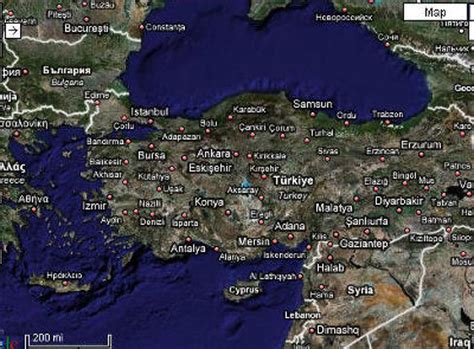 Turkije tours, groepsreizen, culturele reizen, rondreizen naar turkije, geloof tours turkije. Foto Server by Carnaval.com : Maps : turkey-google-map
