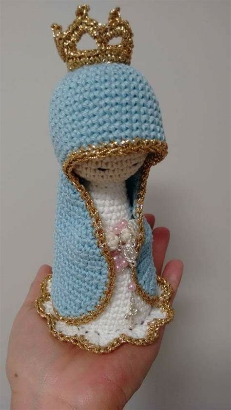 Virgen Crochet Amigurumi Crochet Dolls Crochet Crafts