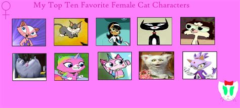 My Top 10 Favorite Female Cat Characters By Greatkitty2000 On