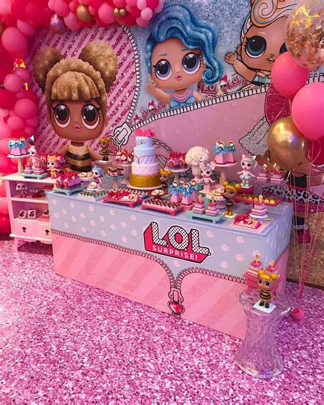 Por supuesto, las muñecas lol surprise o los juegos de juegos. 🥳 • La colorida fiesta al estilo #LOL 💘 Créditos: 👉🏻 📸 @… | Fiestas de cumpleaños sorpresa, Como ...