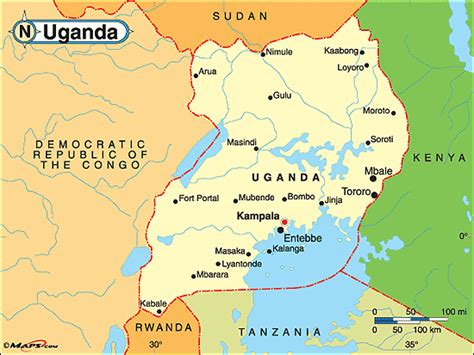 Find out more with this detailed map of uganda provided by google maps. Uganda Political Map by Maps.com from Maps.com -- World's Largest Map Store.