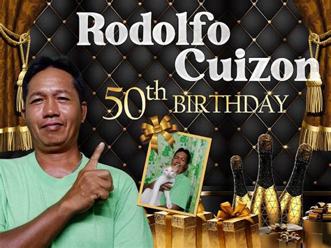 How To Make Tarpaulin Layout For 50th Birthday