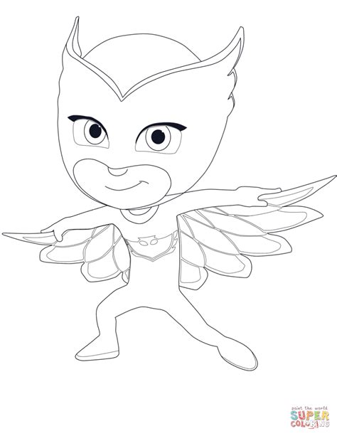 Pj Masks Owlette Coloring Pages 2 Free Coloring Sheets 2021 Artofit