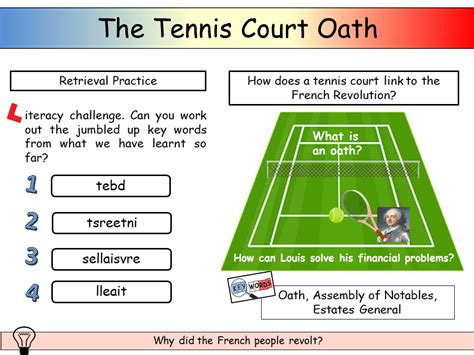 Tennis Court Oath Teaching Resources