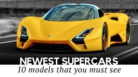 Top 10 All New Supercars Arriving In 2019 2020 Top Speed Interior And
