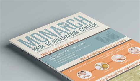 Monarch Skin Rejuvenation Center Infographic On Behance