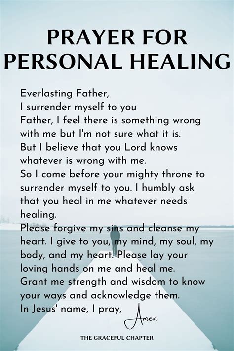 Prayer For Personal Healing Morning Prayer Quotes Bible Quotes Prayer Prayer Scriptures Faith