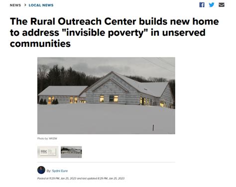 The Rural Outreach Center Builds New Home To Address Invisible Poverty