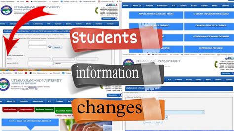 Uou Form Correction Uou Students Information Change Uou Admission