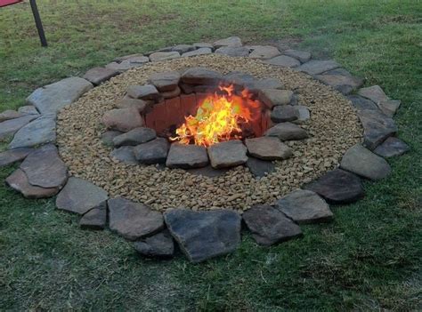 40 Diy Fire Pit Ideas Stacked Inground And Above Ground Designs