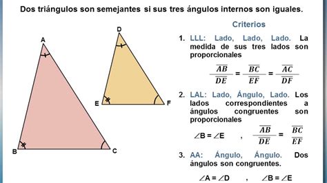 Cuales Son Los Criterios De Congruencia De Triangulos Slingo