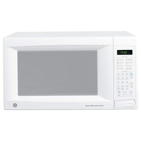 Ge 14 Cu Ft 1100 Watt Countertop Microwave White In The Countertop