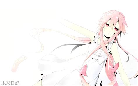 Pink Hair Anime Anime Girls Mirai Nikki Gasai Yuno Wallpapers