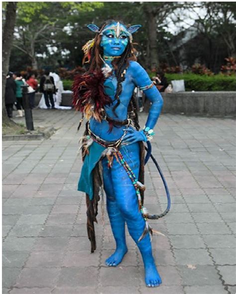 Avatar S Neytiri Best Halloween Body Paintings Avatar Costumes