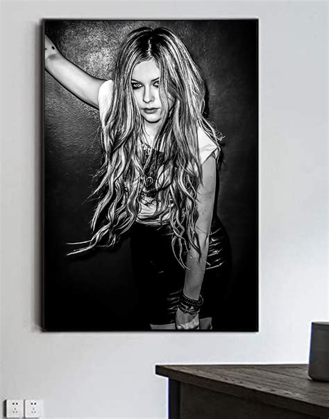 Music Canvas Avril Lavigne Canvas Poster Poster Canvas Wall Etsy
