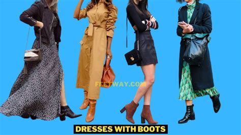 best way to wear boots with dresses [picture examples]