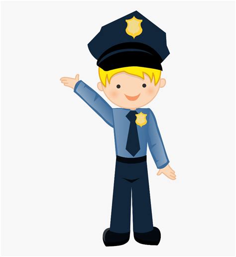 Kids Clipart Police Officer Policeman Clip Art Free Transparent