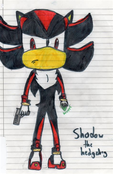 Shadow With Gun Shadow The Hedgehog Fan Art 33679881 Fanpop