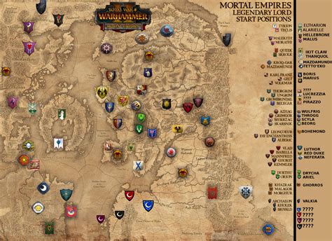 The Perfect Mortal Empires Map And Dlcs Map Fantasy Map Warhammer